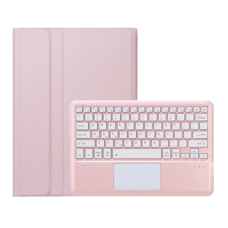 For Huawei MatePad Air 12 2024 Ultra-thin Detachable Bluetooth Keyboard Leather Tablet Case with Touchpad(Pink White) - Huawei Keyboard by PMC Jewellery | Online Shopping South Africa | PMC Jewellery | Buy Now Pay Later Mobicred