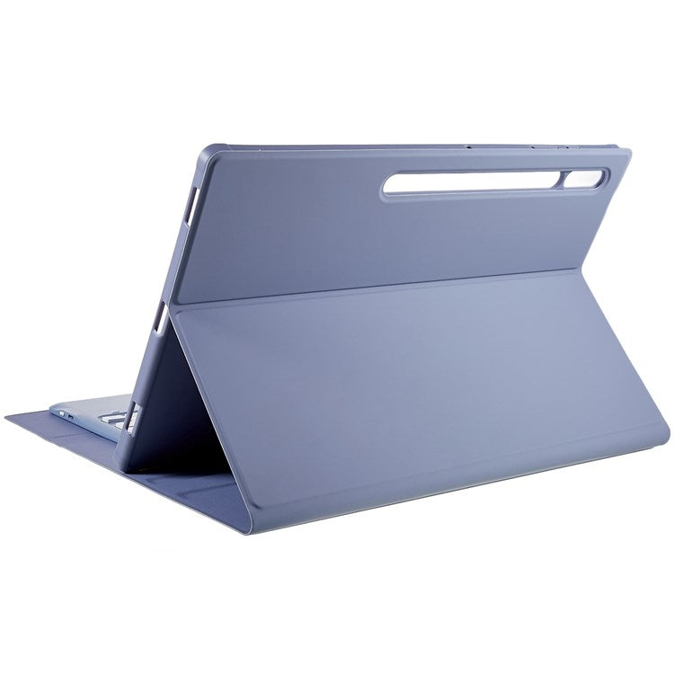 For Samsung Galaxy Tab S10 Ultra A910B-A Touch Pad Detachable Bluetooth Keyboard Leather Tablet Case(Purple) - free shipping - PMC Jewellery - Order now!