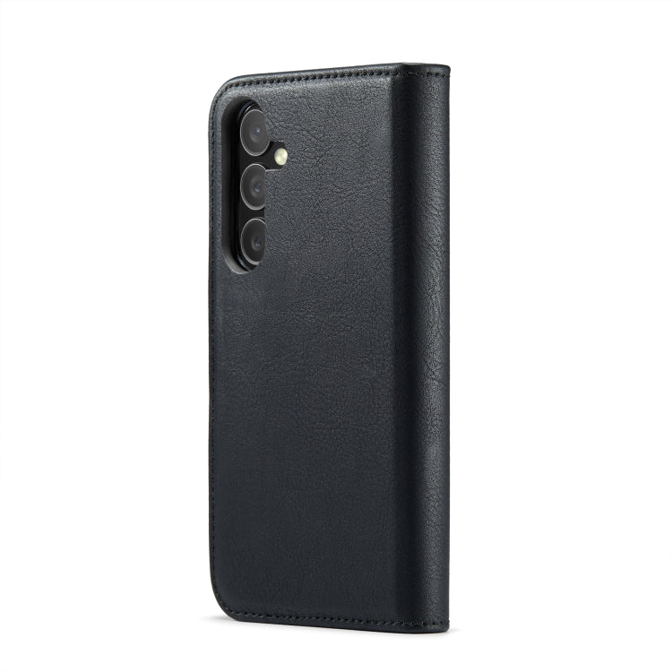 For Samsung Galaxy S24 FE 5G DG.MING Crazy Horse Texture Detachable Magnetic Leather Case(Black) - Galaxy S24 FE 5G Cases by DG.MING | Online Shopping South Africa | PMC Jewellery | Buy Now Pay Later Mobicred