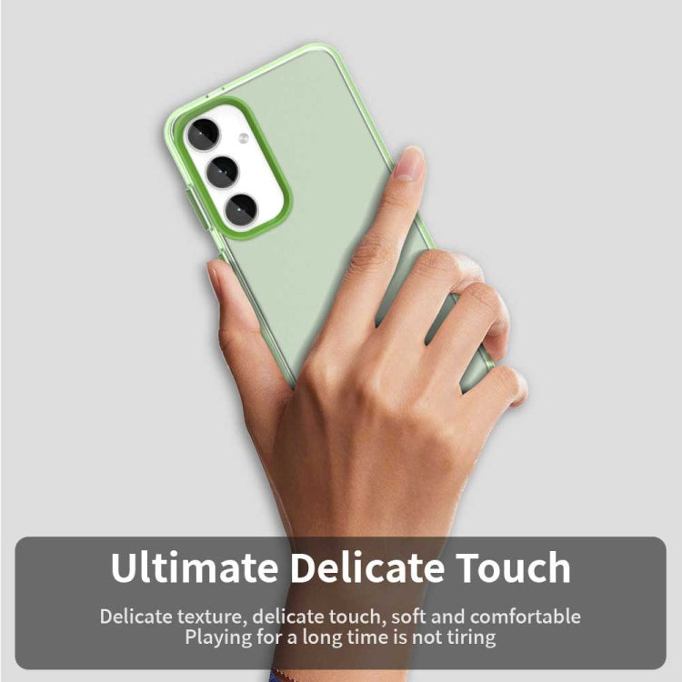 For Samsung Galaxy S25+ 5G Candy PC Hybrid TPU Shockproof Phone Case(Green) - Galaxy S25+ 5G Cases by PMC Jewellery | Online Shopping South Africa | PMC Jewellery | Buy Now Pay Later Mobicred