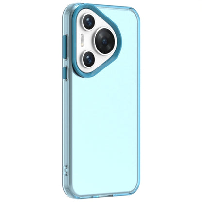 For Huawei Pura 70 Candy PC Hybrid TPU Shockproof Phone Case(Blue) - Huawei Cases by PMC Jewellery | Online Shopping South Africa | PMC Jewellery | Buy Now Pay Later Mobicred