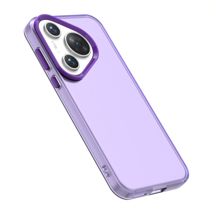 For Huawei Pura 70 Pro Candy PC Hybrid TPU Shockproof Phone Case(Purple) - Huawei Cases by PMC Jewellery | Online Shopping South Africa | PMC Jewellery | Buy Now Pay Later Mobicred