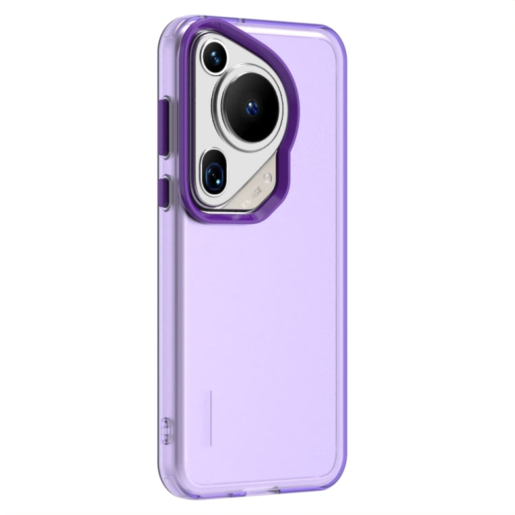 For Huawei Pura 70 Ultra Candy PC Hybrid TPU Shockproof Phone Case(Purple) - Huawei Cases by PMC Jewellery | Online Shopping South Africa | PMC Jewellery | Buy Now Pay Later Mobicred