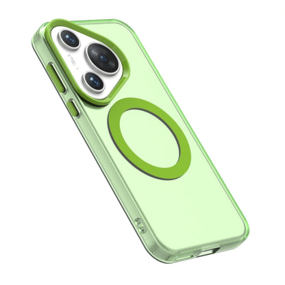 For Huawei Pura 70 Candy Magsafe PC Hybrid TPU Phone Case(Green) - Huawei Cases by PMC Jewellery | Online Shopping South Africa | PMC Jewellery | Buy Now Pay Later Mobicred