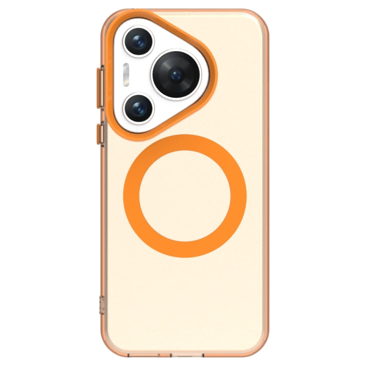 For Huawei Pura 70 Pro+ Candy Magsafe PC Hybrid TPU Phone Case(Orange) - Huawei Cases by PMC Jewellery | Online Shopping South Africa | PMC Jewellery | Buy Now Pay Later Mobicred