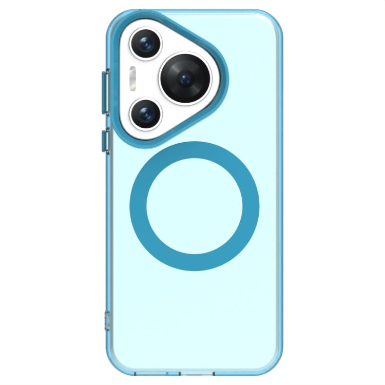 For Huawei Pura 70 Pro+ Candy Magsafe PC Hybrid TPU Phone Case(Blue) - Huawei Cases by PMC Jewellery | Online Shopping South Africa | PMC Jewellery | Buy Now Pay Later Mobicred