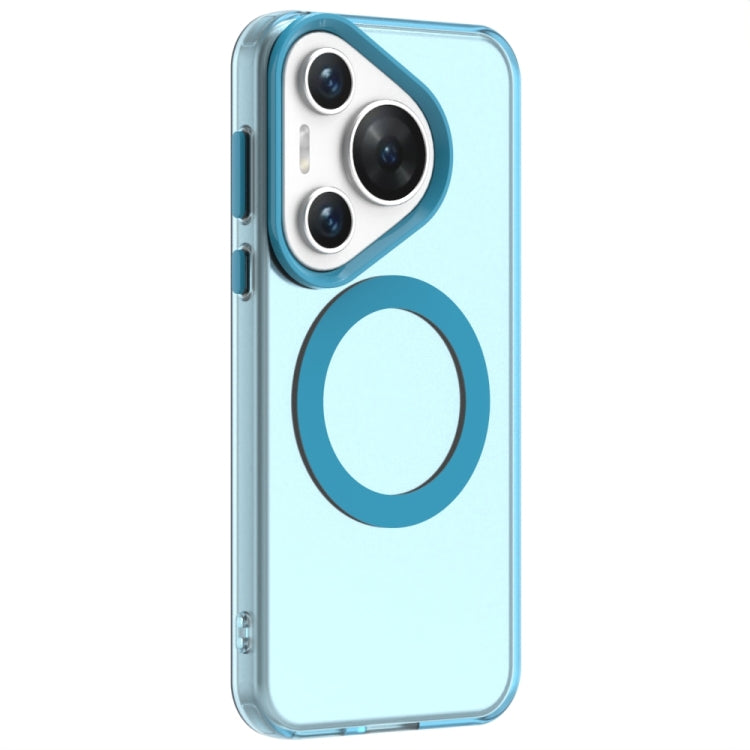 For Huawei Pura 70 Pro+ Candy Magsafe PC Hybrid TPU Phone Case(Blue) - Huawei Cases by PMC Jewellery | Online Shopping South Africa | PMC Jewellery | Buy Now Pay Later Mobicred