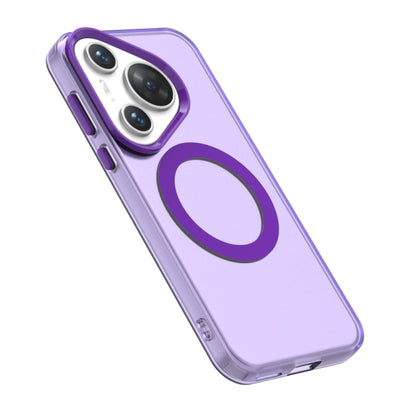 For Huawei Pura 70 Pro+ Candy Magsafe PC Hybrid TPU Phone Case(Purple) - Huawei Cases by PMC Jewellery | Online Shopping South Africa | PMC Jewellery | Buy Now Pay Later Mobicred