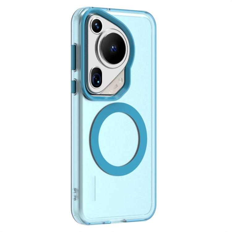 For Huawei Pura 70 Ultra Candy Magsafe PC Hybrid TPU Phone Case(Blue) - Huawei Cases by PMC Jewellery | Online Shopping South Africa | PMC Jewellery | Buy Now Pay Later Mobicred