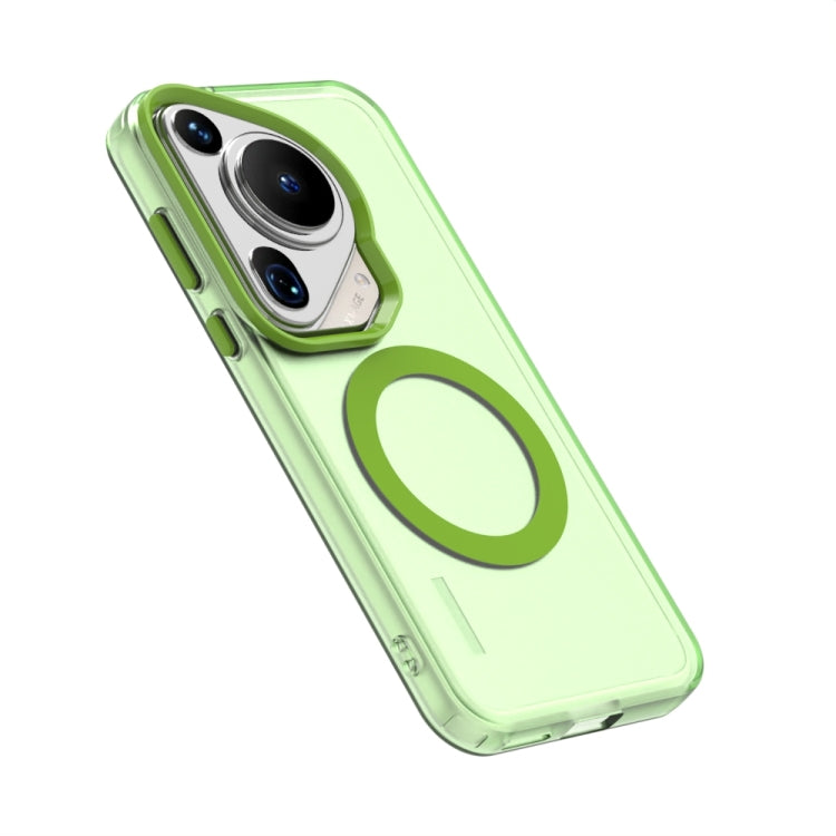 For Huawei Pura 70 Ultra Candy Magsafe PC Hybrid TPU Phone Case(Green) - Huawei Cases by PMC Jewellery | Online Shopping South Africa | PMC Jewellery | Buy Now Pay Later Mobicred