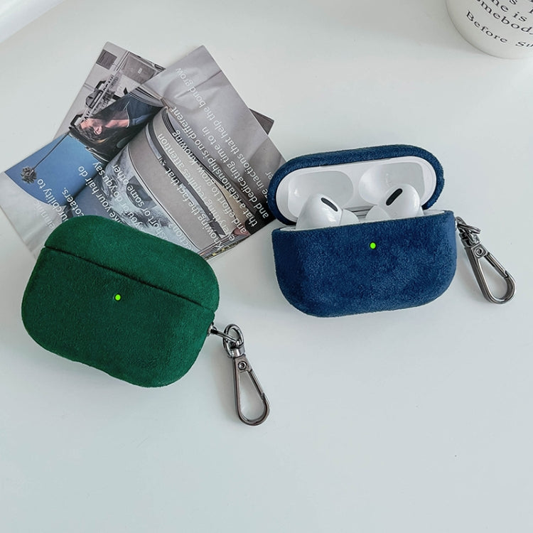 For AirPods Pro Turn Fur Bluetooth Earphone PC Protective Case(Grey) - For AirPods Pro by PMC Jewellery | Online Shopping South Africa | PMC Jewellery | Buy Now Pay Later Mobicred