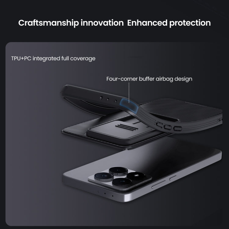 For Xiaomi 14T NILLKIN CamShield Pro PC Phone Case(Black) - 14T Cases by NILLKIN | Online Shopping South Africa | PMC Jewellery | Buy Now Pay Later Mobicred