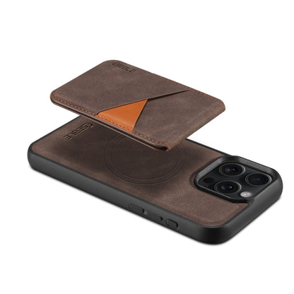 For iPhone 16 Plus ESEBLE E2 Retro Texture Card Slots MagSafe RFID Leather Case(Coffee) - iPhone 16 Plus Cases by ESEBLE | Online Shopping South Africa | PMC Jewellery | Buy Now Pay Later Mobicred