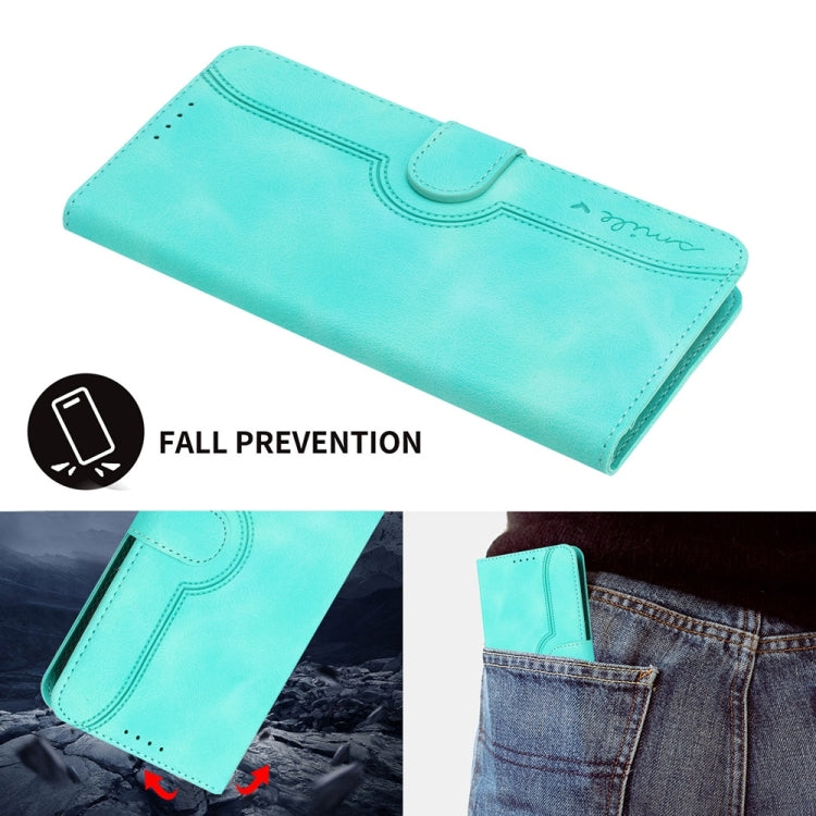 For Samsung Galaxy S25+ 5G Heart Pattern Skin Feel Leather Phone Case(Light Blue) - Galaxy S25+ 5G Cases by PMC Jewellery | Online Shopping South Africa | PMC Jewellery | Buy Now Pay Later Mobicred