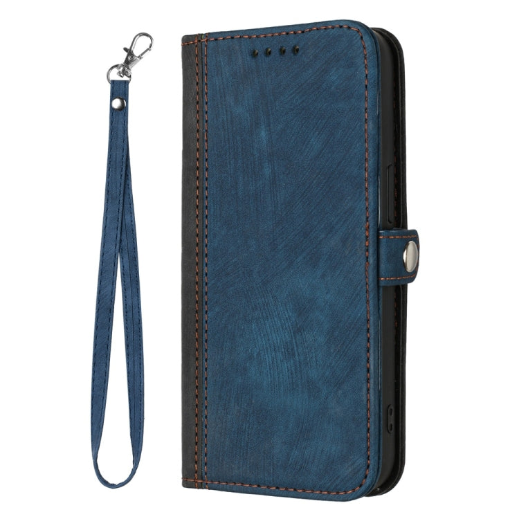 For Samsung Galaxy S25+ 5G Side Buckle Double Fold Hand Strap Leather Phone Case(Royal Blue) - free shipping - PMC TechLife - Order now!