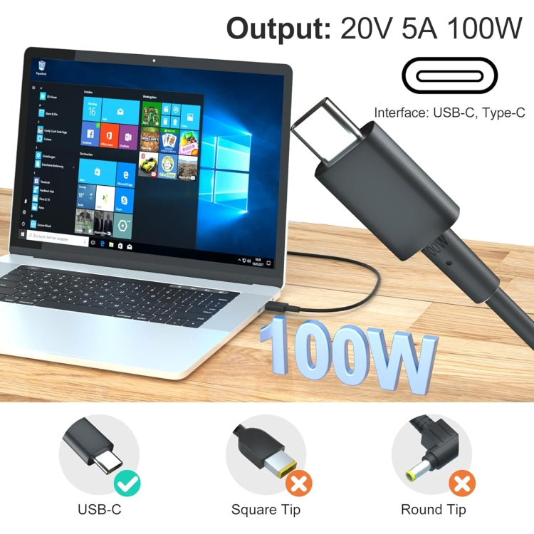 100W 20V 5A USB Type-C Plug Laptop Notebook Power Adapter For ASUS, Plug:US Plug - For Asus by PMC Jewellery | Online Shopping South Africa | PMC Jewellery | Buy Now Pay Later Mobicred