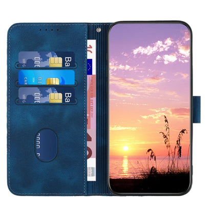 For Samsung Galaxy S25+ 5G YX0060 Elephant Head Embossed Phone Leather Case with Lanyard(Royal Blue) - Galaxy S25+ 5G Cases by PMC Jewellery | Online Shopping South Africa | PMC Jewellery | Buy Now Pay Later Mobicred