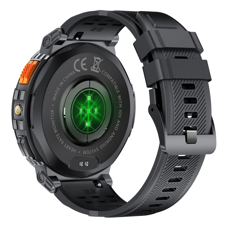 LEMFO K66 1.85 inch Bluetooth Call Smart Watch, Support Heart Rate / Blood Oxygen(Black) - free shipping - PMC TechLife - Order now!