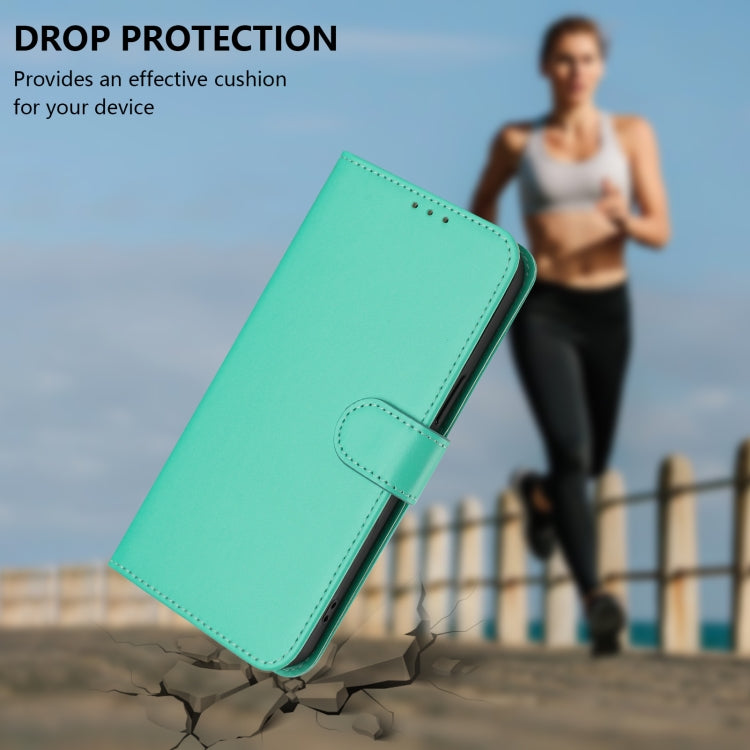 For Sony Xperia 1 VI 2024 Skin Feel Solid Color Leather Phone Case with Lanyard(Green) - Sony Cases by PMC Jewellery | Online Shopping South Africa | PMC Jewellery | Buy Now Pay Later Mobicred