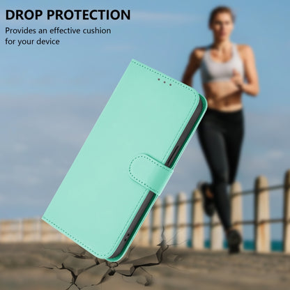 For Sony Xperia 1 VI 2024 Skin Feel Solid Color Leather Phone Case with Lanyard(Mint Green) - Sony Cases by PMC Jewellery | Online Shopping South Africa | PMC Jewellery | Buy Now Pay Later Mobicred