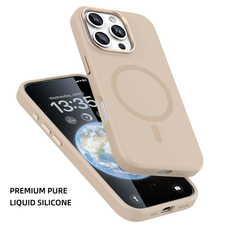 For iPhone 16 Mutural Karen Series Liquid Silicone MagSafe Magnetic Phone Case(Black) - iPhone 16 Cases by Mutural | Online Shopping South Africa | PMC Jewellery | Buy Now Pay Later Mobicred