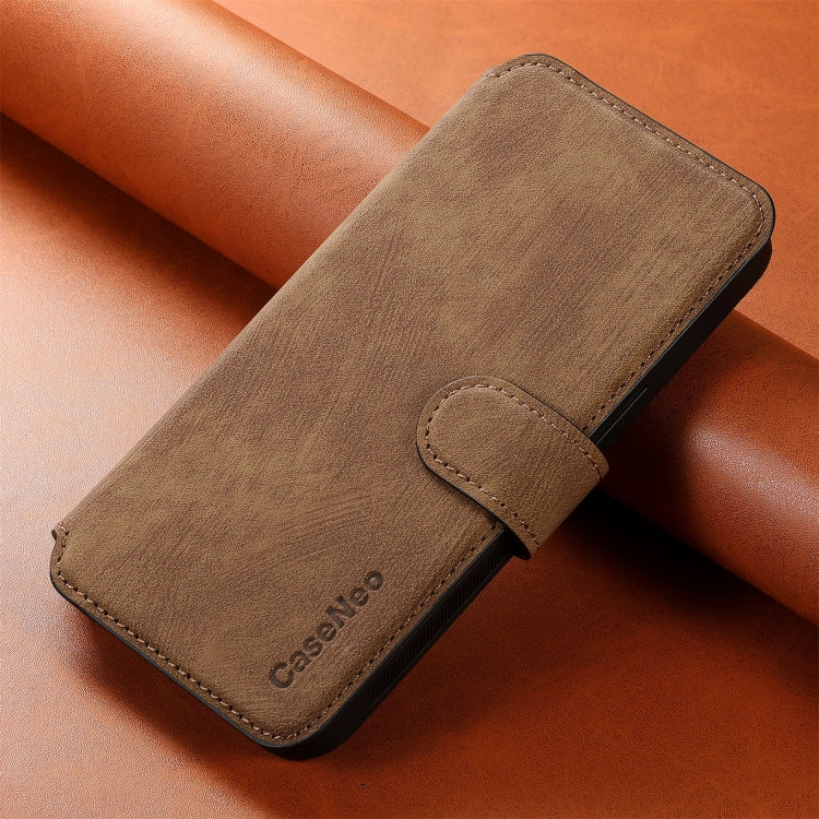 For Huawei Pura 70 CaseNeo MagSafe RFID Anti-theft Retro Leather Phone Case(Brown) - Huawei Cases by CaseNeo | Online Shopping South Africa | PMC Jewellery | Buy Now Pay Later Mobicred