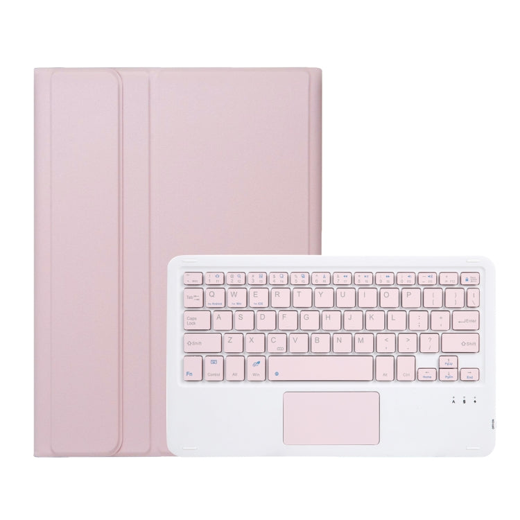For Honor Pad X8a / X9 2024 AH25-A Ultra-thin Detachable Bluetooth Keyboard Leather Tablet Case with Touchpad(Pink White) - free shipping - PMC Jewellery - Order now!