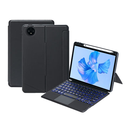 For Huawei MatePad Pro 11 2024 / 2022 Detachable Backlit Bluetooth Keyboard Leather Case with Touchpad(Black) - Huawei Keyboard by PMC Jewellery | Online Shopping South Africa | PMC Jewellery | Buy Now Pay Later Mobicred