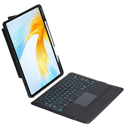 For Honor MagicPad 13 Detachable Backlit Bluetooth Keyboard Leather Case with Touchpad(Black) - Huawei Keyboard by PMC Jewellery | Online Shopping South Africa | PMC Jewellery | Buy Now Pay Later Mobicred