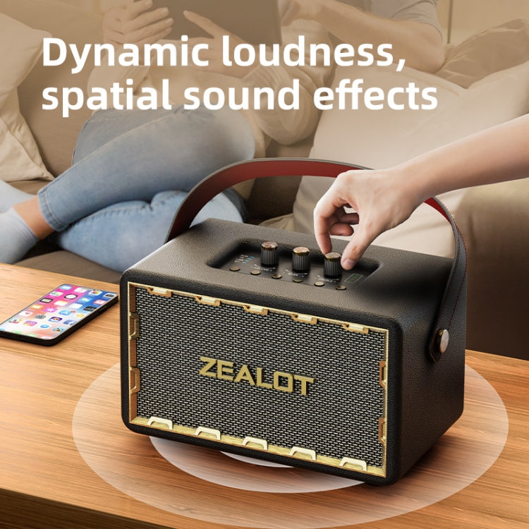 Zealot MT01 Retro Card Portable Wireless Bluetooth Speaker(White) - Desktop Speaker by ZEALOT | Online Shopping South Africa | PMC Jewellery | Buy Now Pay Later Mobicred