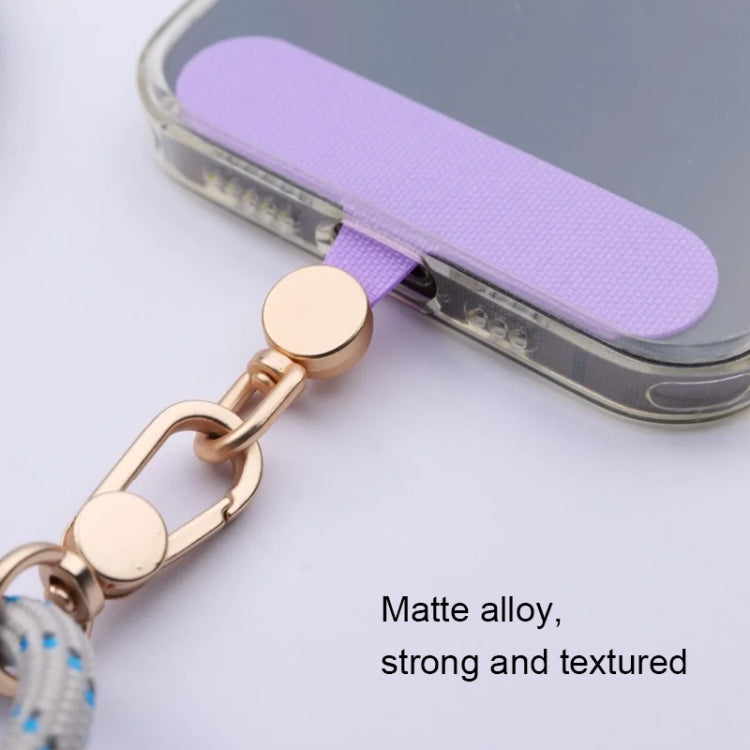 360 Degree Rotation Mobile Phone Lanyard Fixing Gasket(Sky Blue) - free shipping - PMc TechLife - Order now!