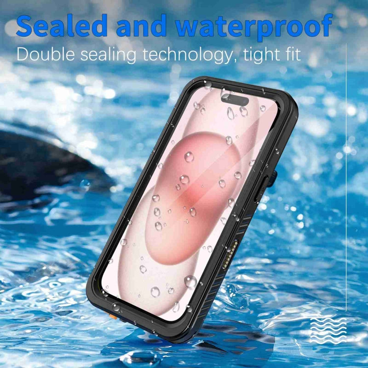 For iPhone 16 Plus RedPepper IP68 Waterproof Triple-proof Phone Case(Black) - free shipping - PMC Jewellery - Order now!