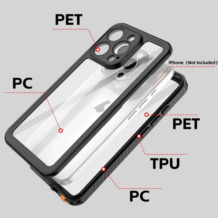 For iPhone 16 Pro RedPepper IP68 Waterproof Triple-proof Phone Case(Black) - free shipping - PMC Jewellery - Order now!