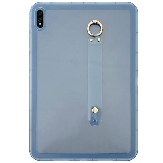 For Samsung Galaxy Tab S9 / S8 / S7 Wristband Holder PC Hybrid TPU Soft Tablet Case(Blue) - Galaxy Tab S9 Cases by PMC Jewellery | Online Shopping South Africa | PMC Jewellery | Buy Now Pay Later Mobicred