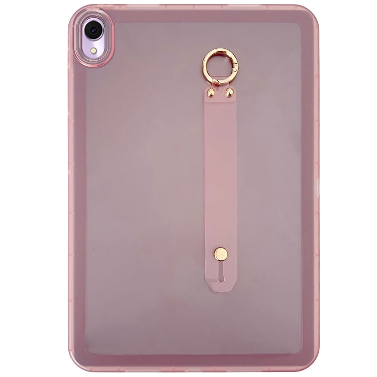 For Huawei MatePad 11 2023 / 2024 Wristband Holder PC Hybrid TPU Soft Tablet Case(Pink) - Huawei by PMC Jewellery | Online Shopping South Africa | PMC Jewellery | Buy Now Pay Later Mobicred