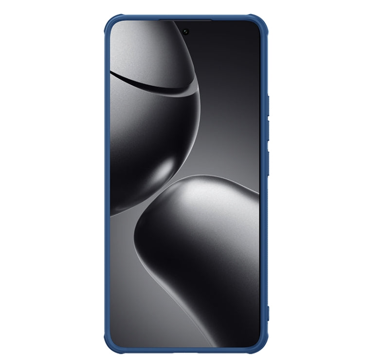 For Xiaomi 14T Pro NILLKIN Frosted Shield Pro PC + TPU Phone Case(Blue) - 14T Pro Cases by NILLKIN | Online Shopping South Africa | PMC Jewellery | Buy Now Pay Later Mobicred