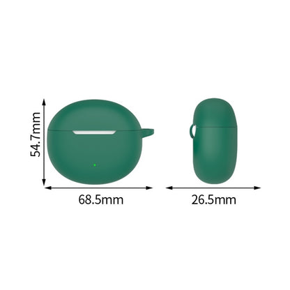 For Realme Buds T01 Wireless Earphone Silicone Protective Case(Dark Green) - Other Earphone Case by PMC Jewellery | Online Shopping South Africa | PMC Jewellery | Buy Now Pay Later Mobicred