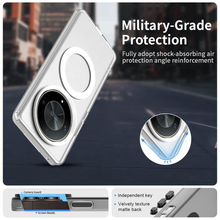 For Honor X9 Candy Magsafe PC Hybrid TPU Phone Case(White) - free shipping - PMC TechLife - Order now!