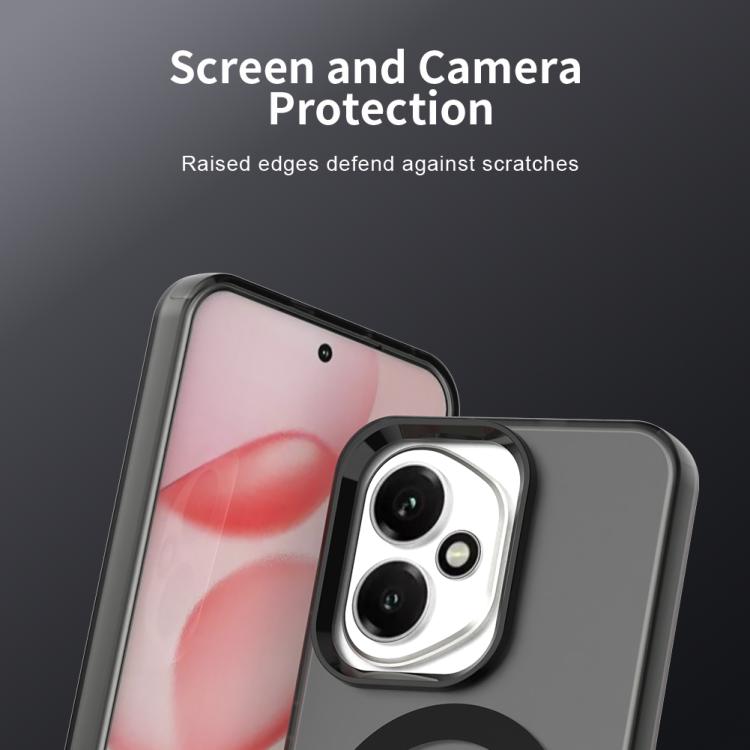 For Honor 400 Global 156.5mm Candy Magsafe PC Hybrid TPU Phone Case(Black) - free shipping - PMC TechLife - Order now!