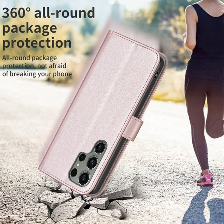 For Samsung Galaxy S25 Ultra 5G Magnetic Buckle Leather Phone Case(Gold) - Galaxy S25 Ultra 5G Cases by PMC Jewellery | Online Shopping South Africa | PMC Jewellery | Buy Now Pay Later Mobicred