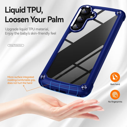 For Samsung Galaxy S25+ 5G TPU + PC Lens Protection Phone Case(Blue) - Galaxy S25+ 5G Cases by PMC Jewellery | Online Shopping South Africa | PMC Jewellery | Buy Now Pay Later Mobicred