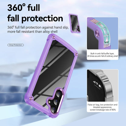 For Samsung Galaxy S25+ 5G TPU + PC Lens Protection Phone Case(Purple) - Galaxy S25+ 5G Cases by PMC Jewellery | Online Shopping South Africa | PMC Jewellery | Buy Now Pay Later Mobicred