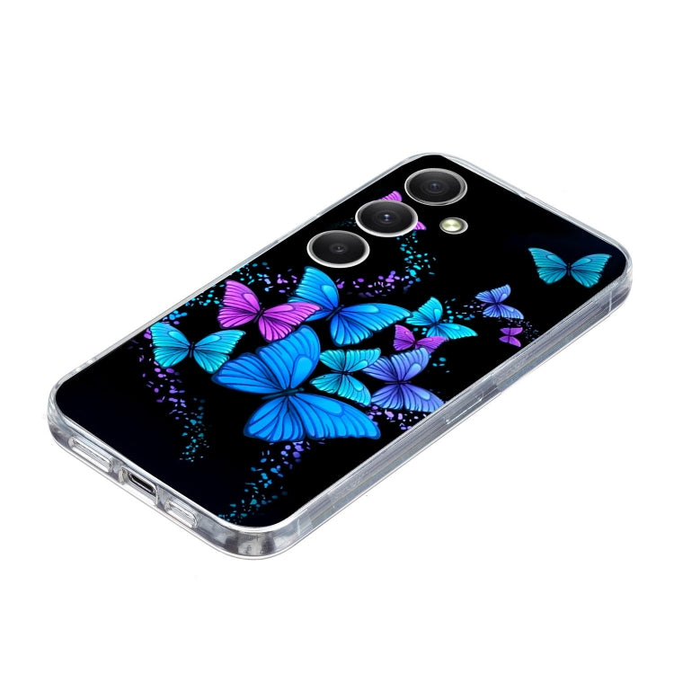 For Samsung Galaxy S25+ 5G Colorful Painting Pattern TPU Phone Case(Color Butterflies) - Galaxy S25+ 5G Cases by PMC Jewellery | Online Shopping South Africa | PMC Jewellery | Buy Now Pay Later Mobicred