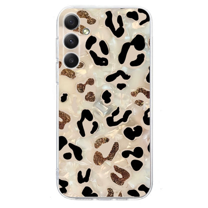 For Samsung Galaxy S25 5G Colorful Painting Pattern TPU Phone Case(Leopard) - Galaxy S25 5G Cases by PMC Jewellery | Online Shopping South Africa | PMC Jewellery | Buy Now Pay Later Mobicred