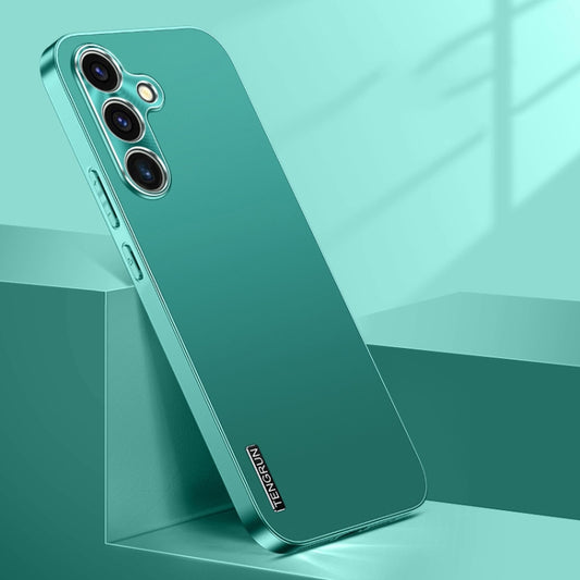 For Samsung Galaxy S25 5G Streamer Series Micro Frosted Metal Paint PC Phone Case(Alpine Green) - Galaxy S25 5G Cases by PMC Jewellery | Online Shopping South Africa | PMC Jewellery | Buy Now Pay Later Mobicred