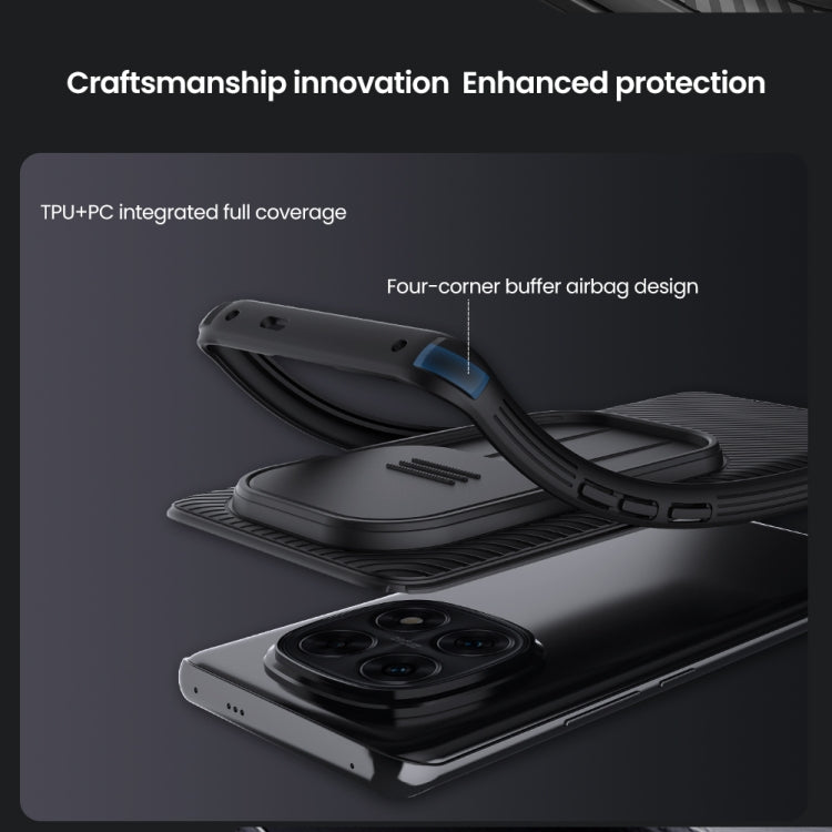 For Redmi Note 14 Pro+ 5G NILLKIN CamShield Pro PC Phone Case(Black) - Note 14 Pro+ Cases by NILLKIN | Online Shopping South Africa | PMC Jewellery | Buy Now Pay Later Mobicred