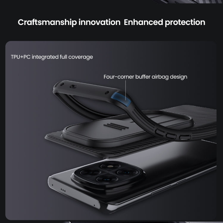 For Redmi Note 14 Pro 5G NILLKIN CamShield Pro PC Phone Case(Black) - Note 14 Pro Cases by NILLKIN | Online Shopping South Africa | PMC Jewellery | Buy Now Pay Later Mobicred