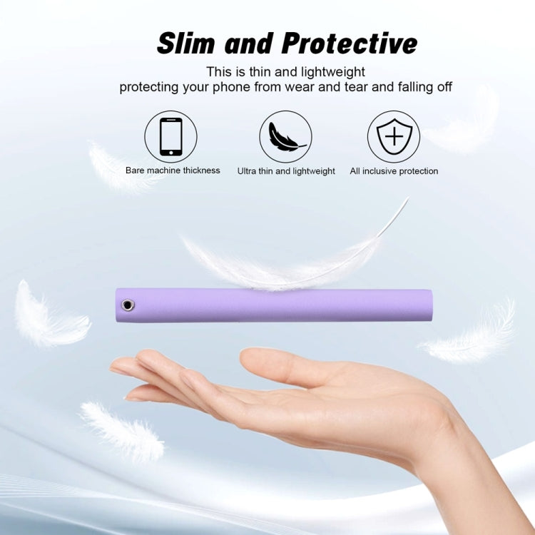 For iPhone 16e Ultra-thin Voltage Magnetic Buckle Leather Phone Case(Purple) - iPhone 16e Cases by PMC TechLife | Online Shopping South Africa | PMC TechLife | Buy Now Pay Later Mobicred