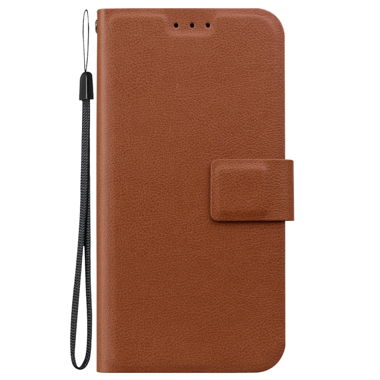 For Samsung Galaxy S25 5G Ultra-thin Voltage Magnetic Buckle Leather Phone Case(Brown) - Galaxy S25 5G Cases by PMC Jewellery | Online Shopping South Africa | PMC Jewellery | Buy Now Pay Later Mobicred