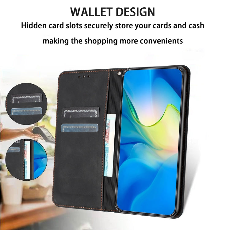 For Samsung Galaxy S25 5G Retro Elephant Embossed Leather Phone Case(Black) - Galaxy S25 5G Cases by PMC Jewellery | Online Shopping South Africa | PMC Jewellery | Buy Now Pay Later Mobicred